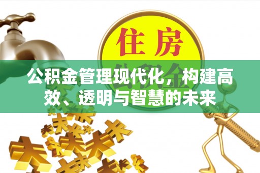 依安公积金管理现代化，构建高效、透明与智慧的未来