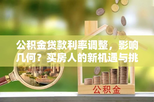 依安公积金贷款利率调整，影响几何？买房人的新机遇与挑战