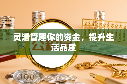 依安灵活管理你的资金，提升生活品质