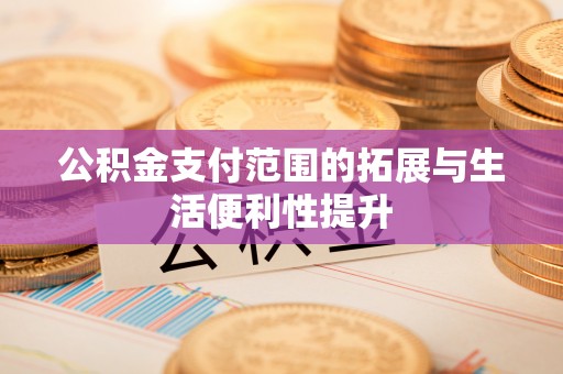依安公积金支付范围的拓展与生活便利性提升