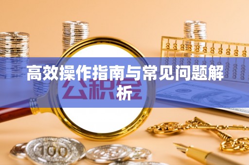依安高效操作指南与常见问题解析