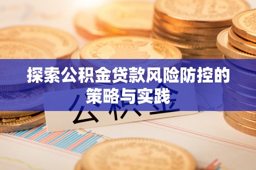 依安探索公积金贷款风险防控的策略与实践